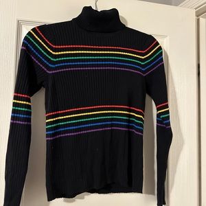 rainbow turtleneck